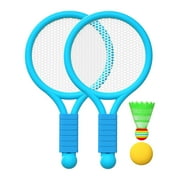 GARENDE Children Badminton Tennis Set Tennis Racket for Kids for Yard Girls Backyard Blue